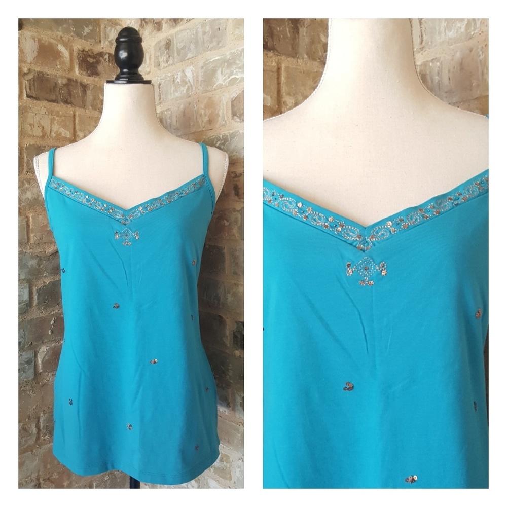 Embellished Tank Top